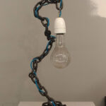 Lampada BLUE CHAIN steampunk
