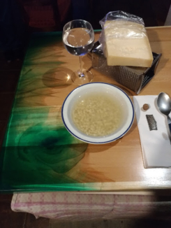 Top cucina in resina e legno